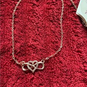 Infinity heart necklace